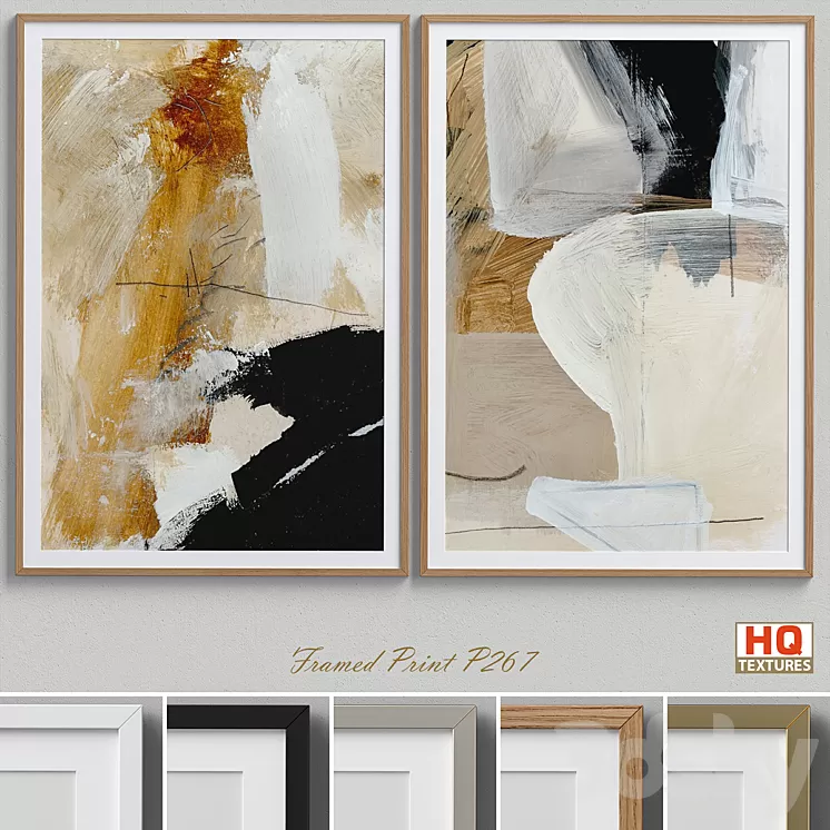 Framed Print P-267 3D Model