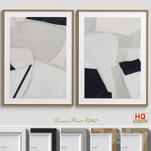 Framed Print P-282 3D Model