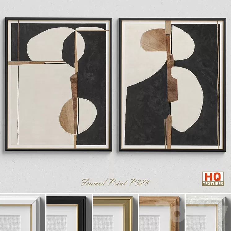 Framed Print P-328 3D Model