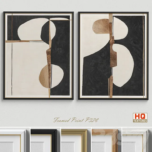 Framed Print P-328 3DModel