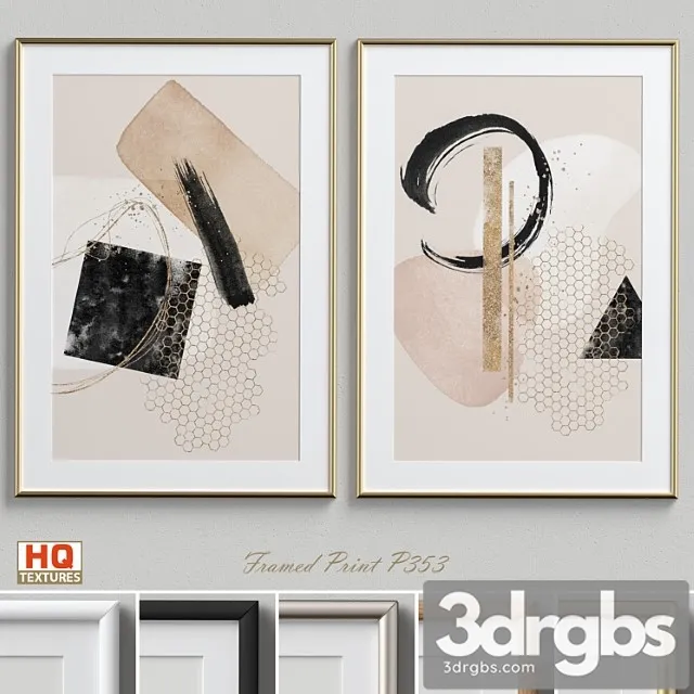 Framed Print P 353 3D Model Download