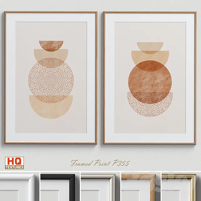Framed Print P-355 3D Model
