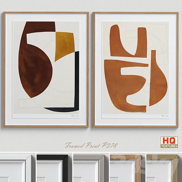 Framed Print P-378 3D Model