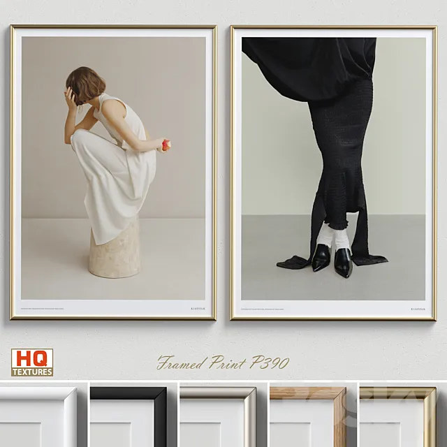 Framed Print P-390 3D Model