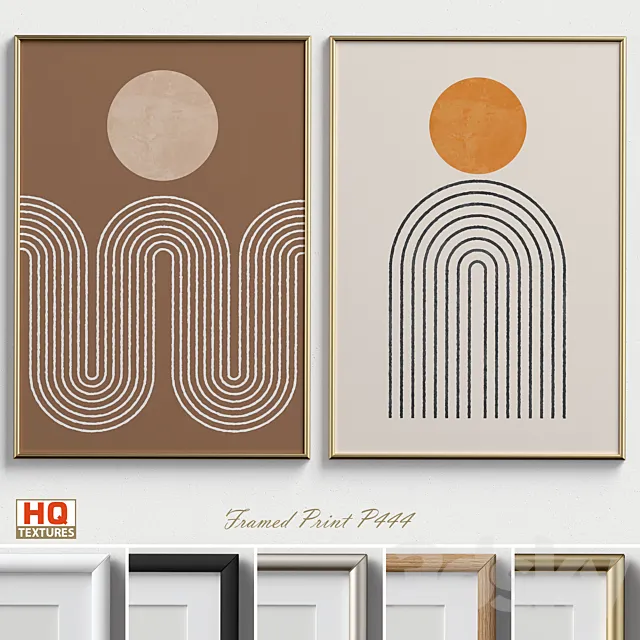 Framed Print P-444 3D Model