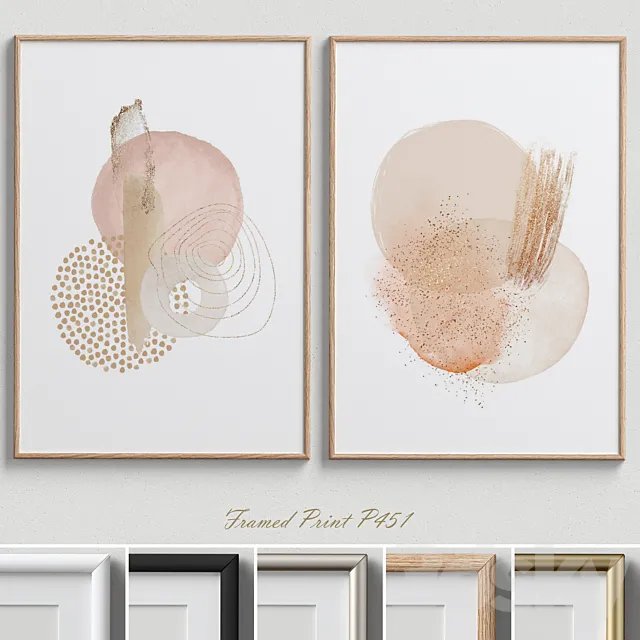 Framed Print P-451 3D Model