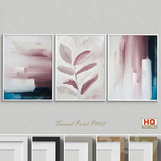 Framed Print P-460 3D Model