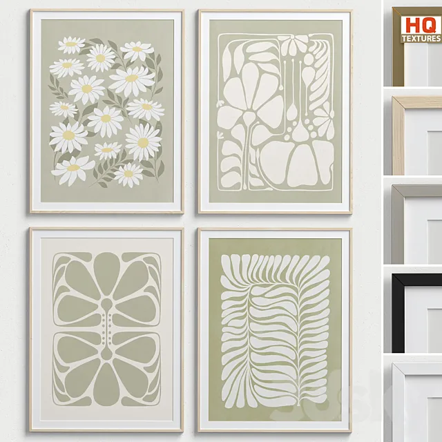 Framed Print P-488 3D Model