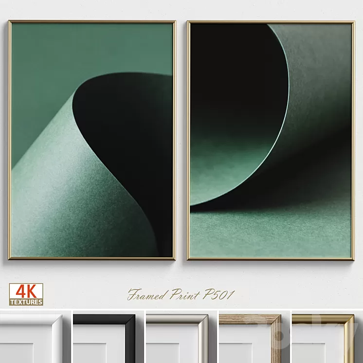 Framed Print P-501 3D Model Free Download