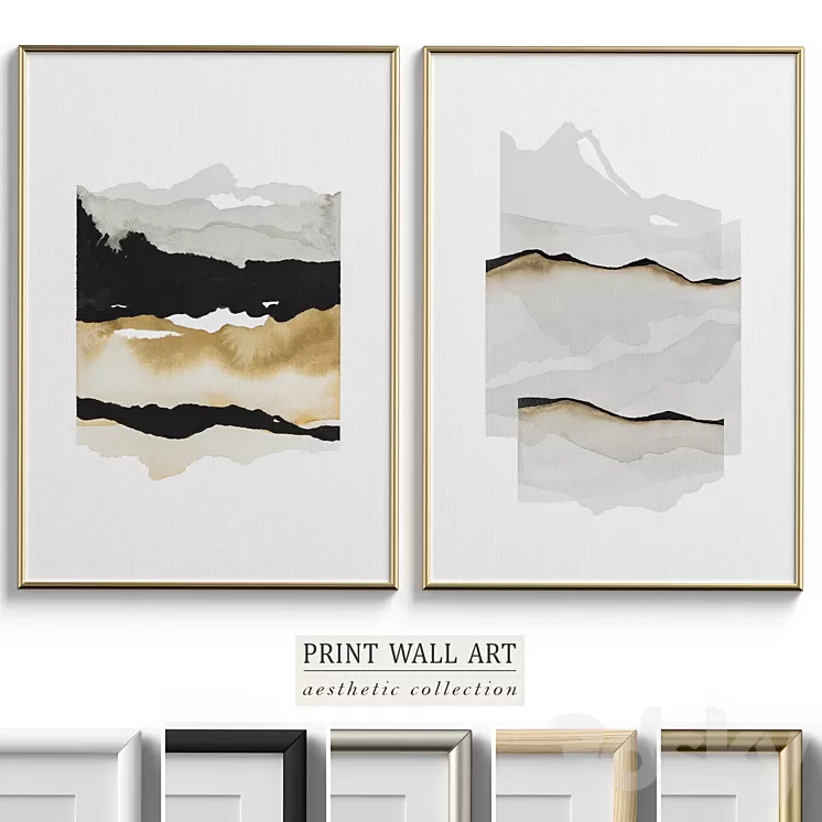 Framed Print P-540 3D Model Framed Print P-540 3D Model