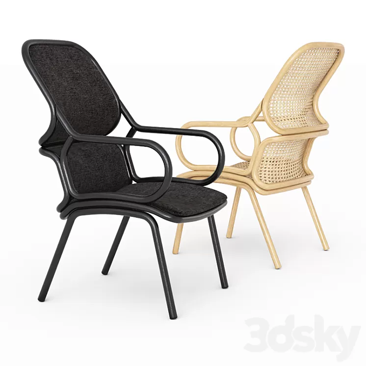 Frames chairs by Jaime Hayon for Expormim 3D Model