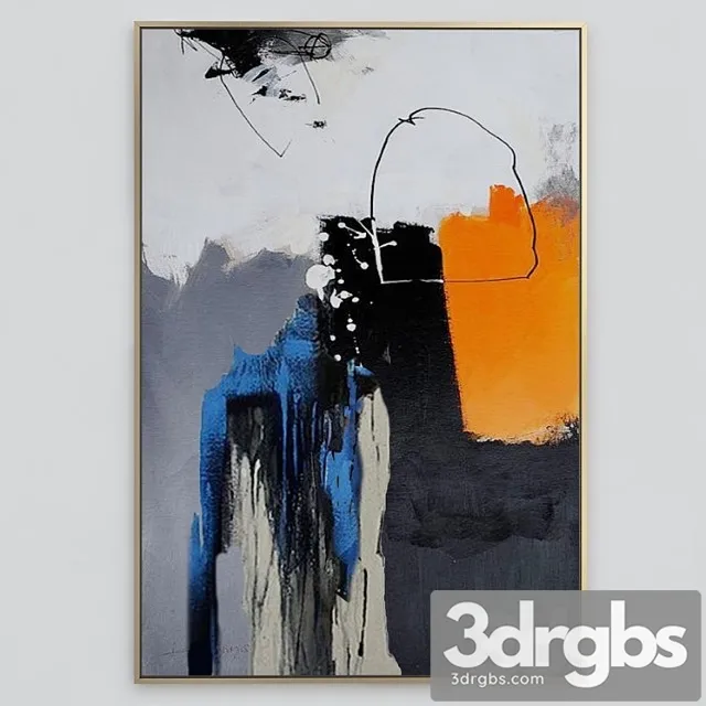 Frames orange accent 3D Model Download