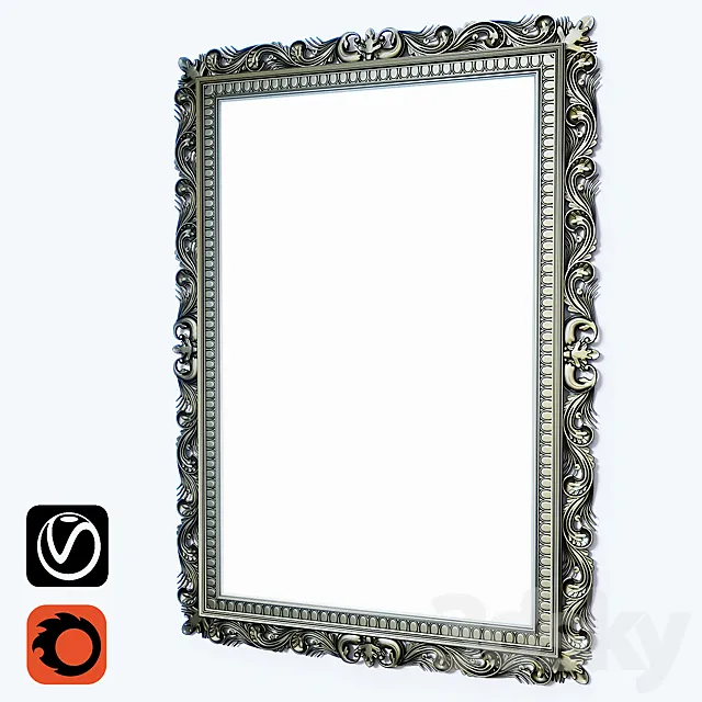 Framing frame for mirrors and paintings (vray + corona) 3D Model