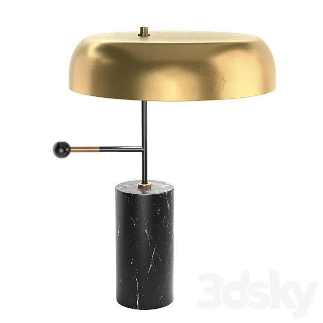 France and Son – Stoltz Marble Table Lamp 3D Model France and Son – Stoltz Marble Table Lamp 3D Model