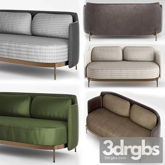 Francesco Binfare Corbille Sofa 3D Model Download Francesco Binfare Corbille Sofa 3D Model Download