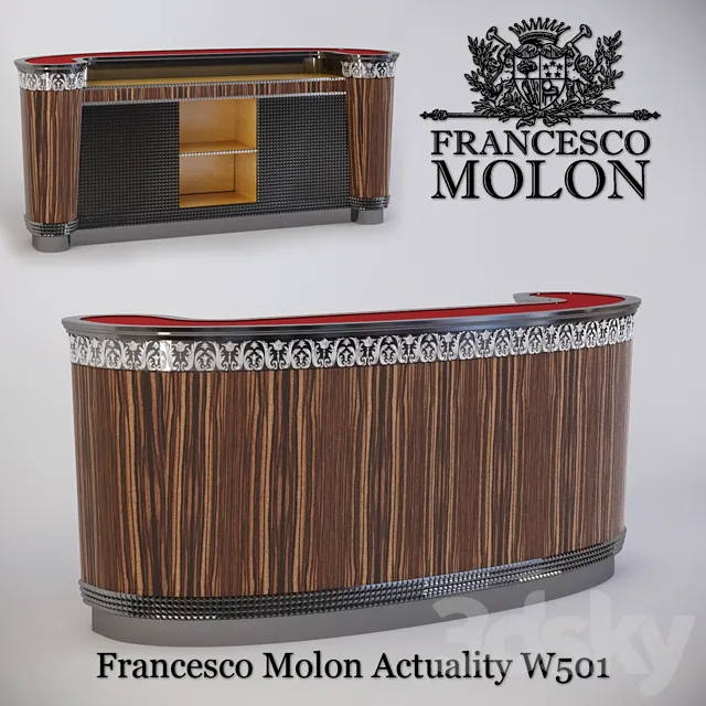 Francesco Molon Actuality W501 Bar 3DModel Francesco Molon Actuality W501 Bar 3DModel