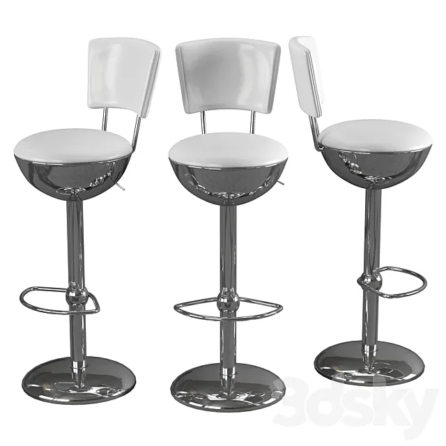 Francesco Molon Silhouette bar stool 3DModel