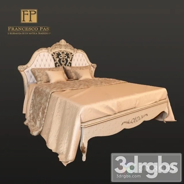 Francesco Pasi Bed 3D Model Download