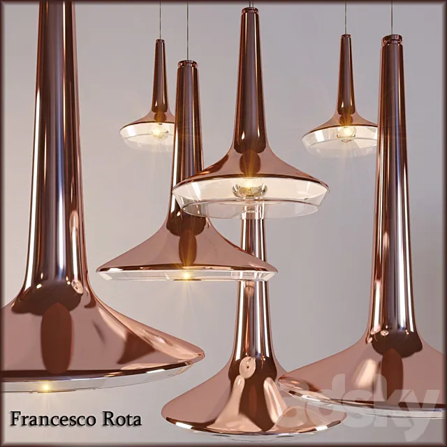 Francesco Rota Pendant Lights 3DModel Francesco Rota Pendant Lights 3DModel