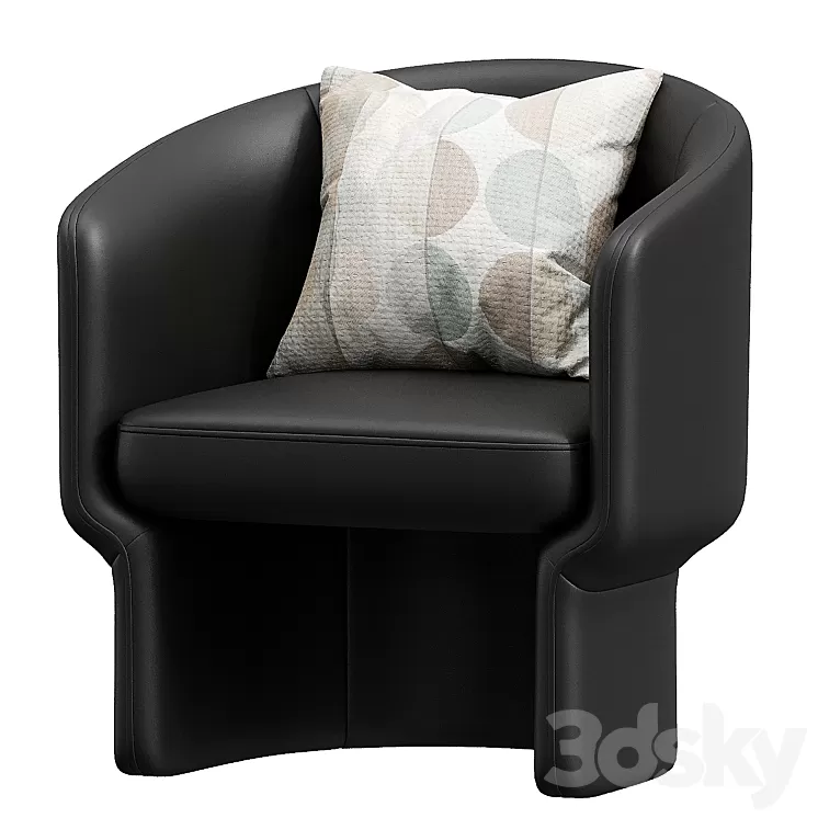 Franco Chair Mustard 3D Model Free Download