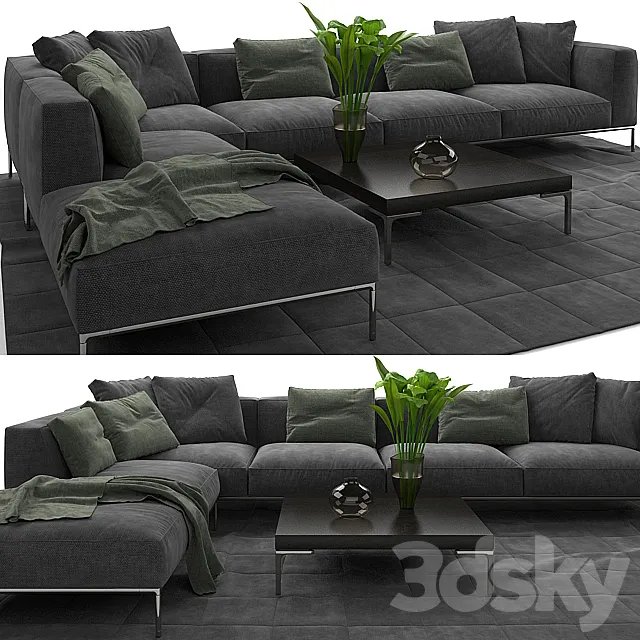 FRANK SOFA by B & B Italia 3DModel
