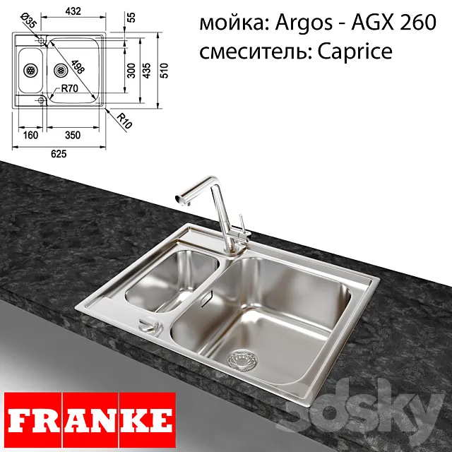 Franke Argos 3DModel Franke Argos 3DModel