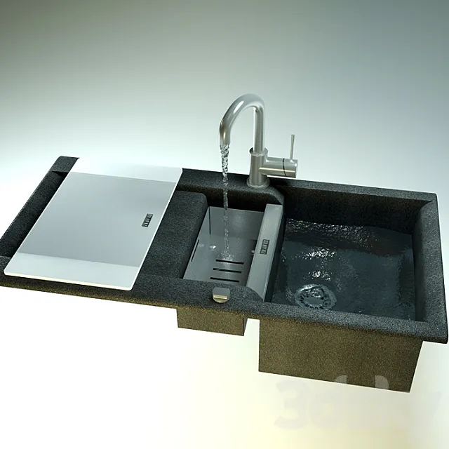 FRANKE-granite 3DModel