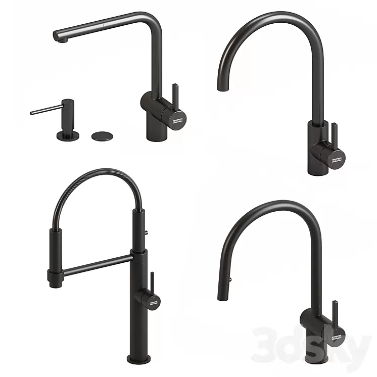 Franke kitchen faucets 3D Model Free Download