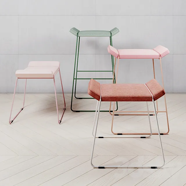 Frankie Stool 3D Model