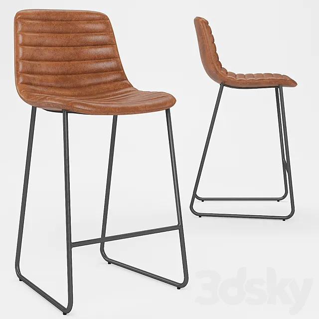 Frankie_Bar_Stool 3D Model Frankie_Bar_Stool 3D Model