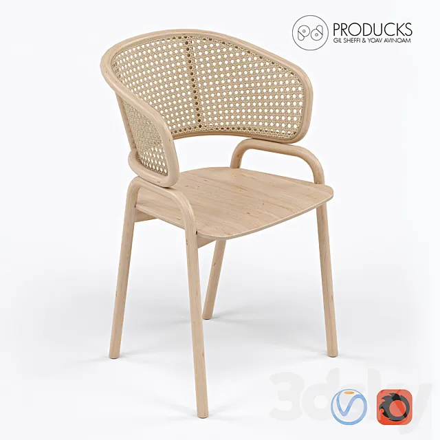 Frantz Armchair by Producks Design Studio 3D Model
