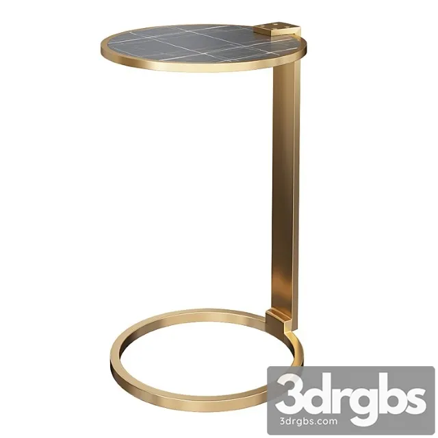 Franz shagreen round cocktail side table Franz shagreen round cocktail side table