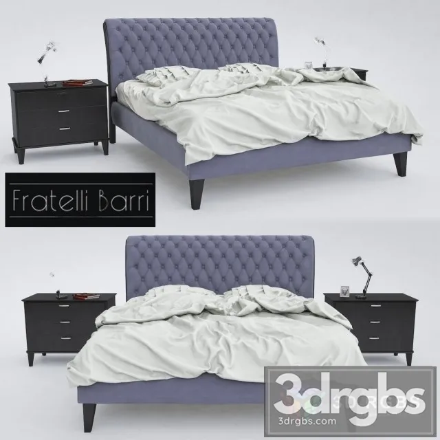 Fratelli Barri Bed 04 3D Model Download