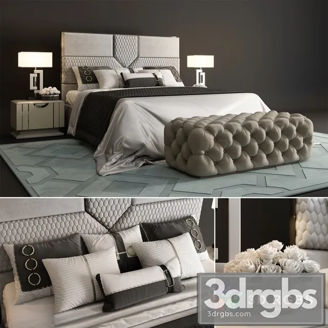 Fratelli Barri Bed 3D Model Download