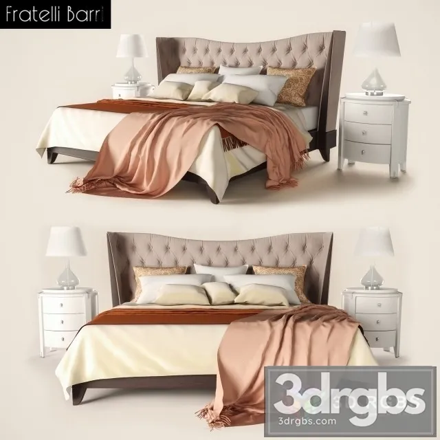 Fratelli Barri Mestre Bed 3D Model Download