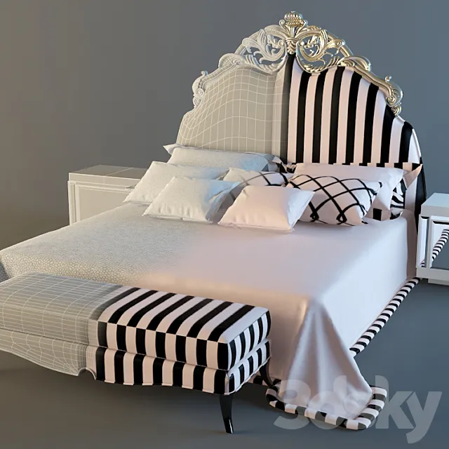 Fratelli Barri  stool and table (Visionnaire) 3DModel