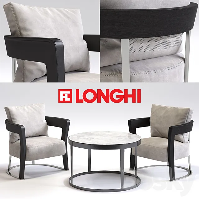 Fratelli Longhi AGATHA Armchair 3D Model