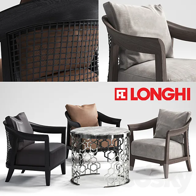 Fratelli Longhi CODY Armchair 3DModel Fratelli Longhi CODY Armchair 3DModel