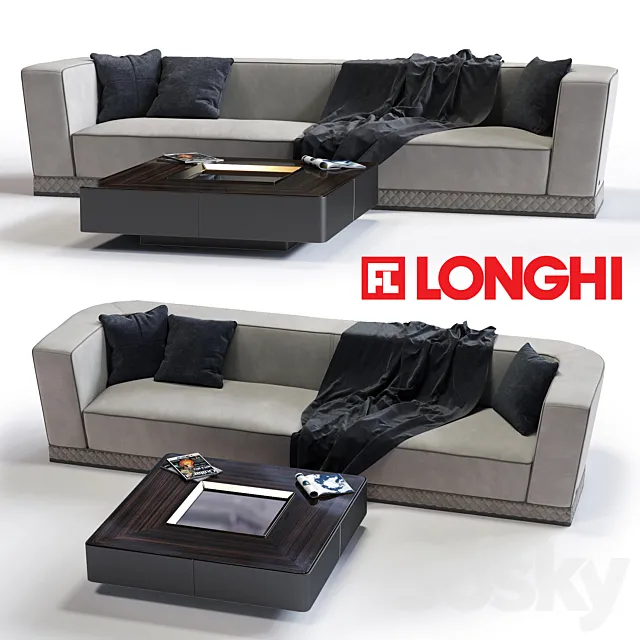 Fratelli Longhi WELLES Sofa 3D Model Fratelli Longhi WELLES Sofa 3D Model