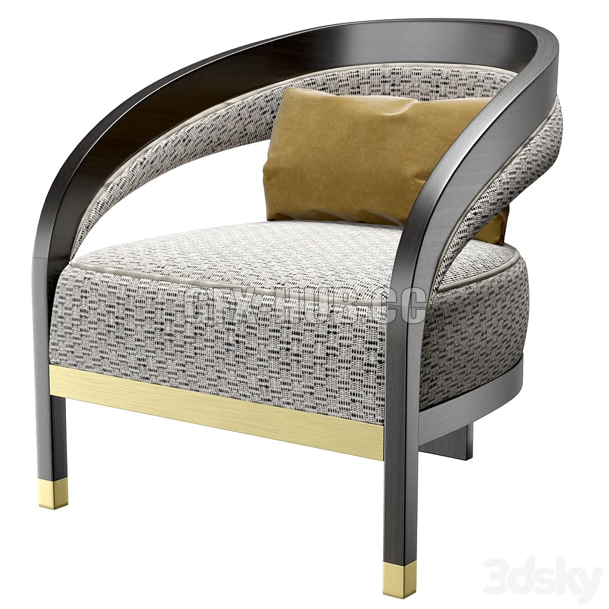 Frato Amer armchair 3D Model Frato Amer armchair 3D Model