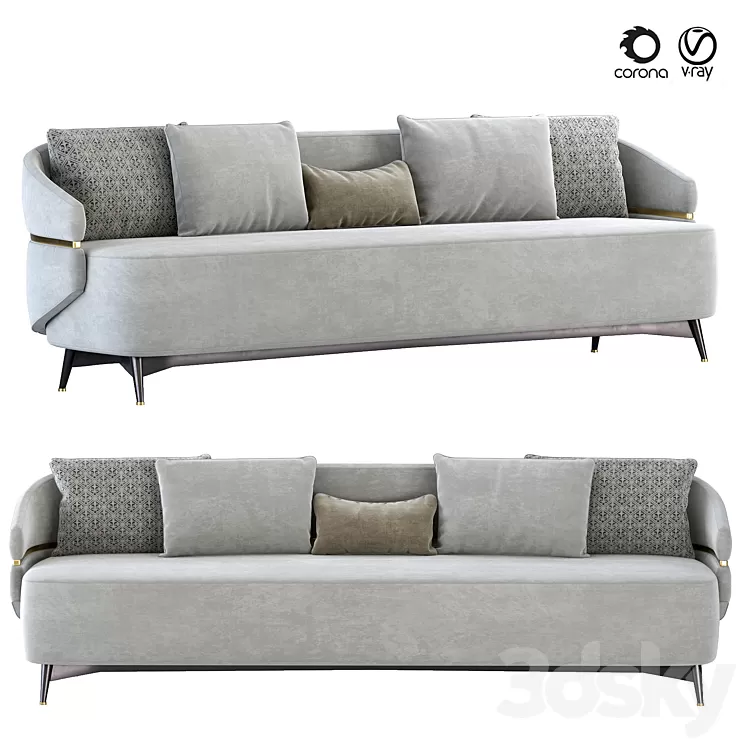 Frato cairo sofa 3D Model Frato cairo sofa 3D Model