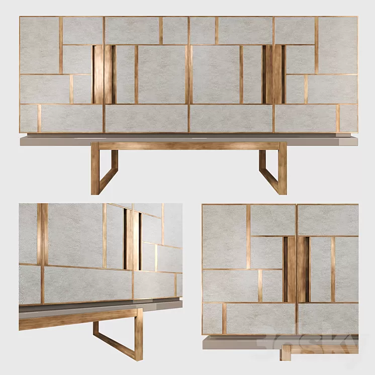 Frato Didot Sideboard 3D Model Frato Didot Sideboard 3D Model