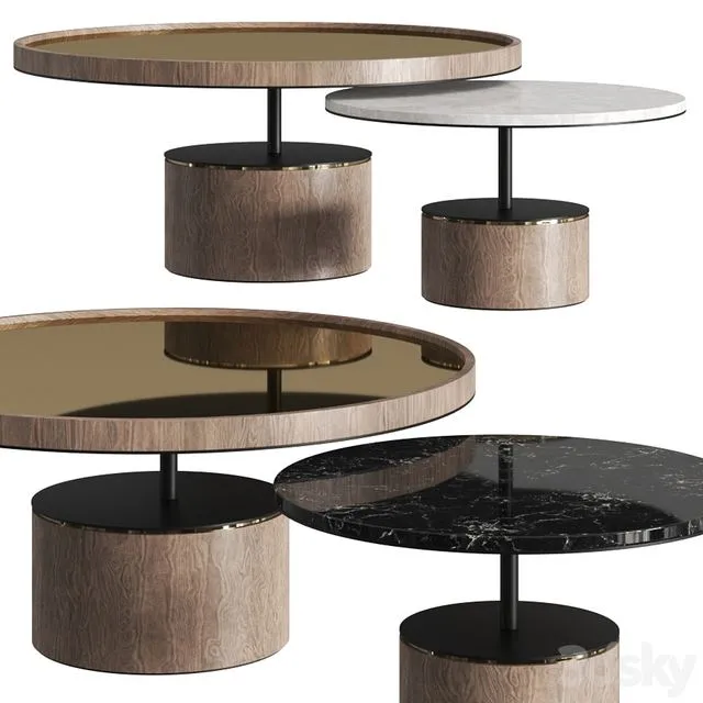 Frato Paros Coffee Tables 3D Model Frato Paros Coffee Tables 3D Model