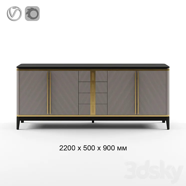 Frato SIENA Sideboard 3D Model Free Download Frato SIENA Sideboard 3D Model Free Download