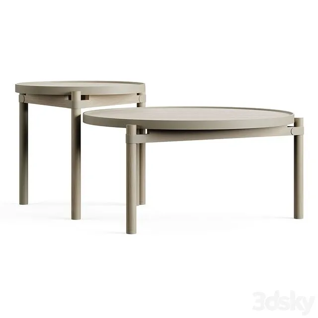 Frato TUFI Outdoor Coffee Table 3D Model Frato TUFI Outdoor Coffee Table 3D Model