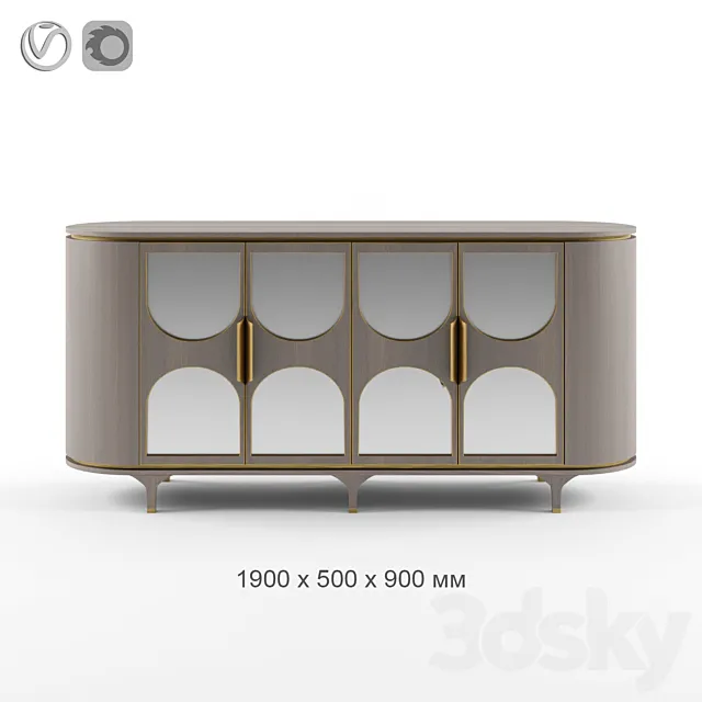 Frato. VERONA. Sideboard 3DModel Frato. VERONA. Sideboard 3DModel