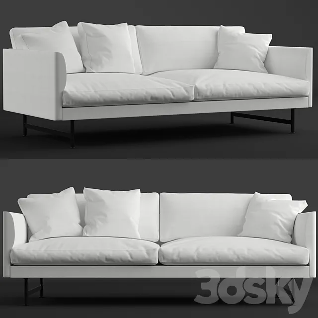 Fredericia calmo sofa 3D Model