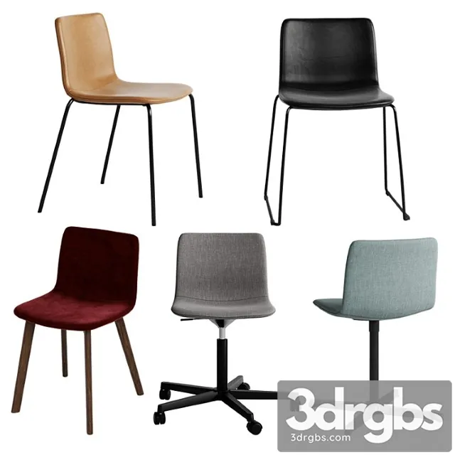 Fredericia pato chair set 2 3D Model Download Fredericia pato chair set 2 3D Model Download