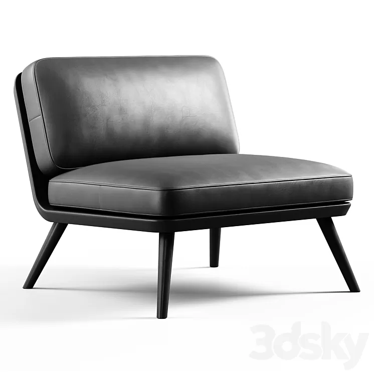 Fredericia – Spine Lounge Suite Chair 3D Model Free Download