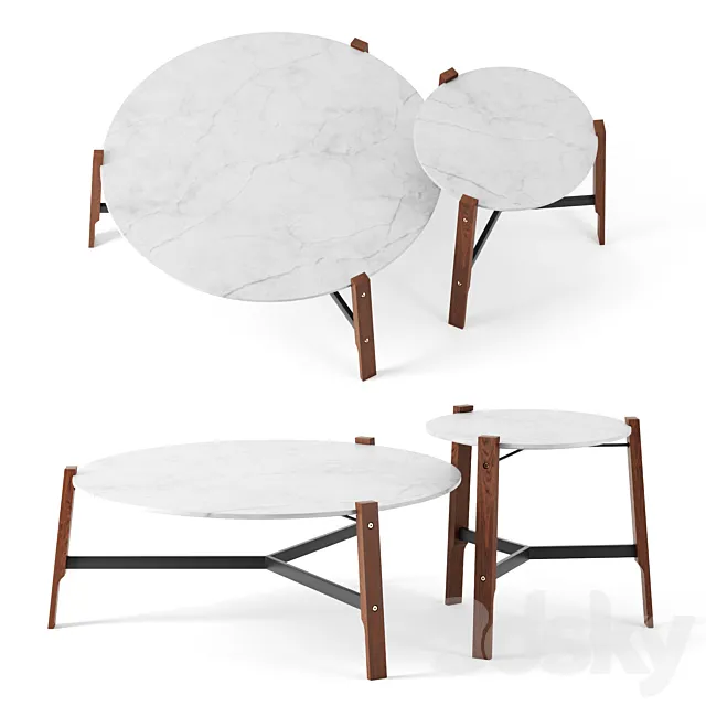 Free range coffee tables by Blu Dot 3DModel